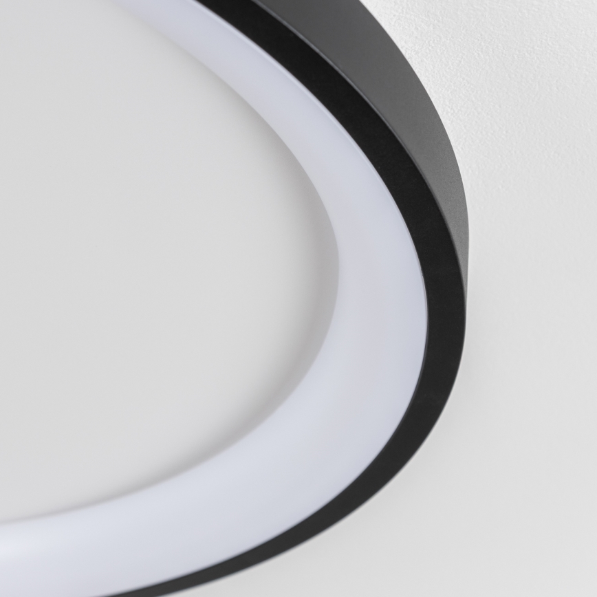 Brilagi - диммируемый светодиодный потолочный светильник FALCON SLIM LED/42W/230V 3000-6500K Ø 50 см, черный + пульт дистанционного управления