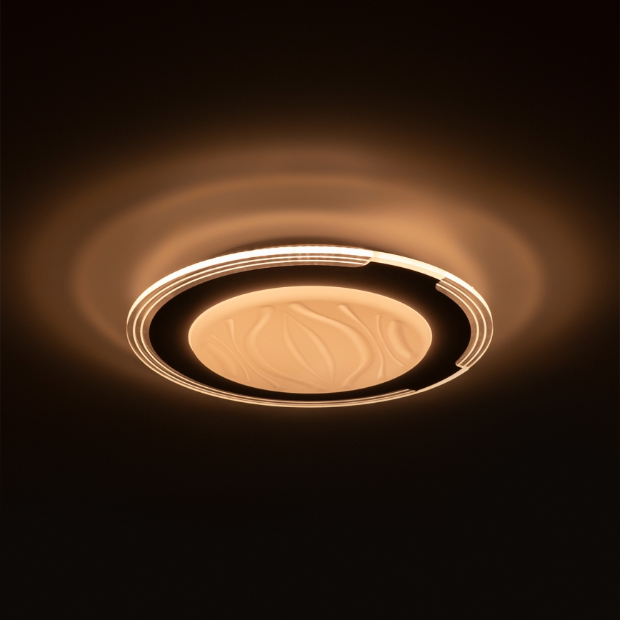 Brilagi - диммируемый светодиодный потолочный светильник ORELIS, 80 Вт, 230 В, 3000-6000 К, диаметр 50 см, в комплекте пульт дистанционного управления