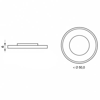 Brilagi - диммируемый светодиодный потолочный светильник ORELIS, 80 Вт, 230 В, 3000-6000 К, диаметр 50 см, в комплекте пульт дистанционного управления