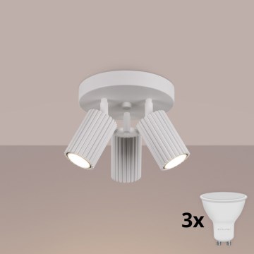 Brilagi — LED-точечный светильник CRESTO, 3× GU10 / 10 Вт / 230 В, белый