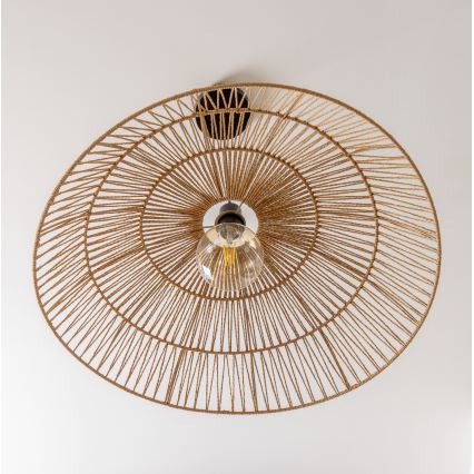 Brilagi — светодиодная люстра на тросе CERIA BOHO, 1×E27/40W/230V, диаметр 70 см, коричневая