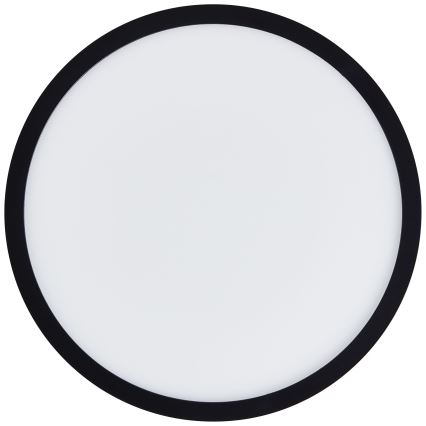 Брілянт - ЛЕД-стельовий світильник МІЛТОН 18 Вт/230 В, діаметр 29,3 см, чорний