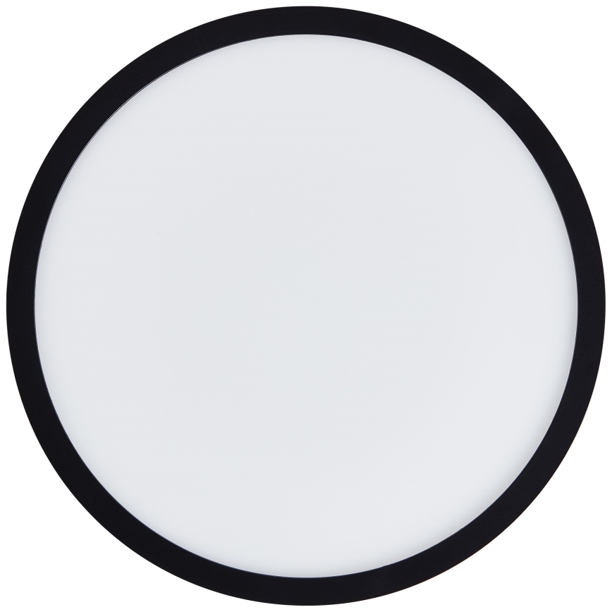 Брілянт - ЛЕД-стельовий світильник МІЛТОН 18 Вт/230 В, діаметр 29,3 см, чорний