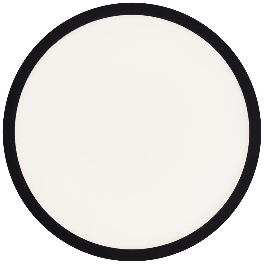 Брілянт - ЛЕД-стельовий світильник МІЛТОН 18 Вт/230 В, діаметр 29,3 см, чорний