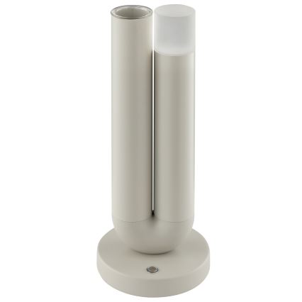 Brilliant - LED диммируемая аккумуляторная сенсорная уличная настольная лампа SAYU LED/2,5W/5V 2700K 2600 mAh IP44 серый