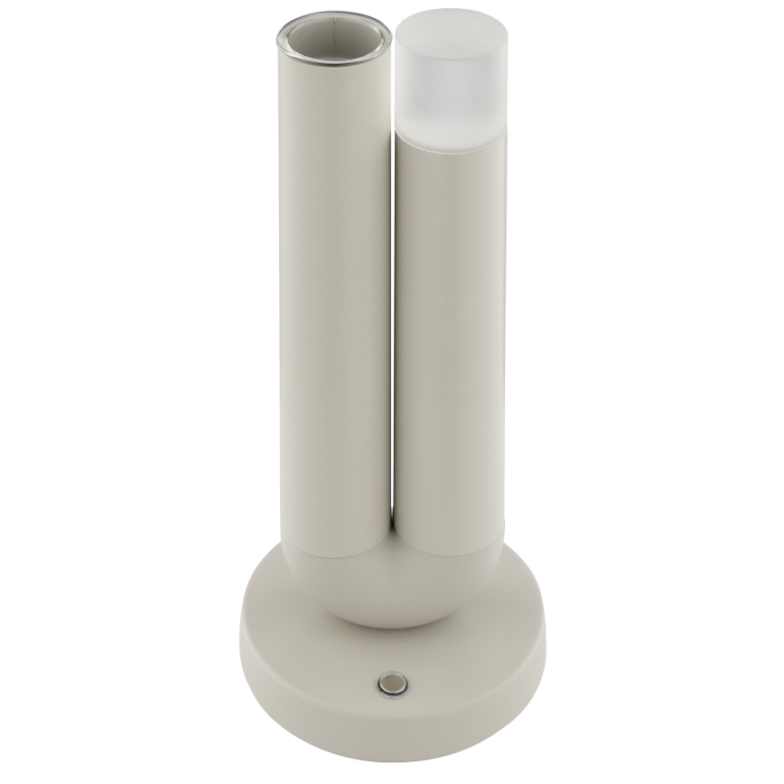 Brilliant - LED диммируемая аккумуляторная сенсорная уличная настольная лампа SAYU LED/2,5W/5V 2700K 2600 mAh IP44 серый