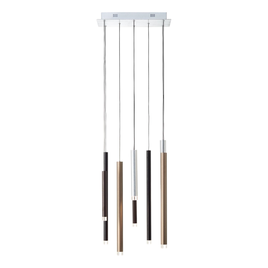 Brilliant - диммируемая LED-люстра на тросе CEMBALO LED/32W/230V матовый хром/черный/коричневый