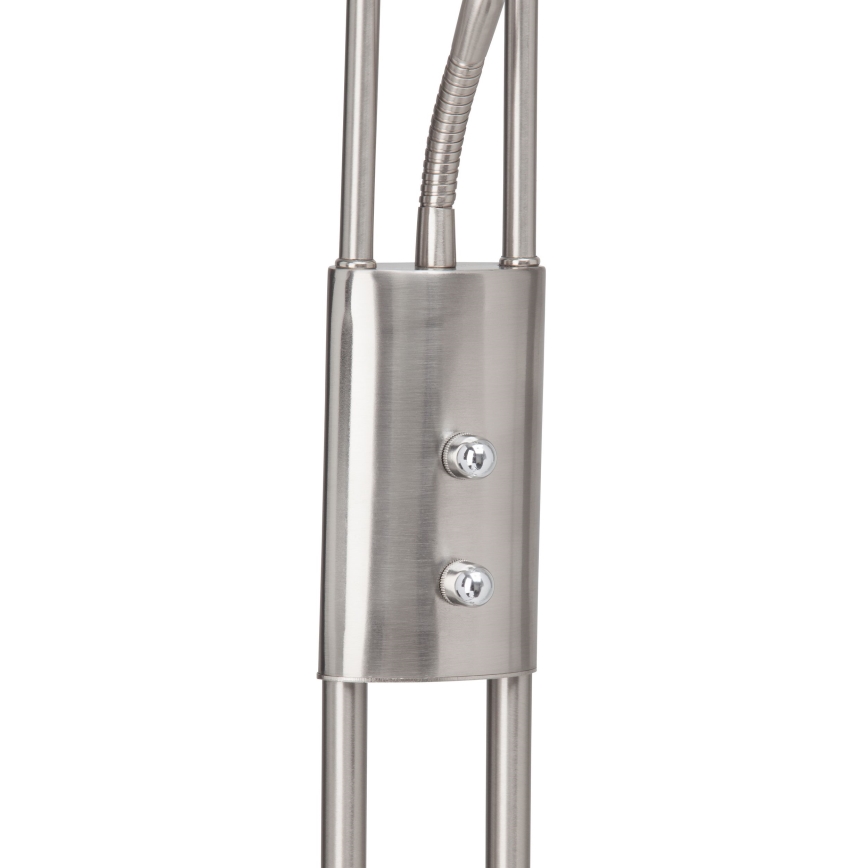 Brilliant - диммируемая светодиодная напольная лампа FINN 2xLED/13W/230V матовый хром
