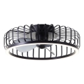 Brilliant - Диммируемый LED потолочный светильник с вентилятором CAPO LED/36 Вт/230 В 2700–6500 К, диаметр 48 см, чёрный + пульт дистанционного управления
