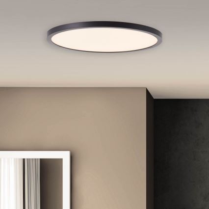 Brilliant - диммируемый потолочный светильник TUCO LED/20 Вт/230 В Ø 29,5 см, черный