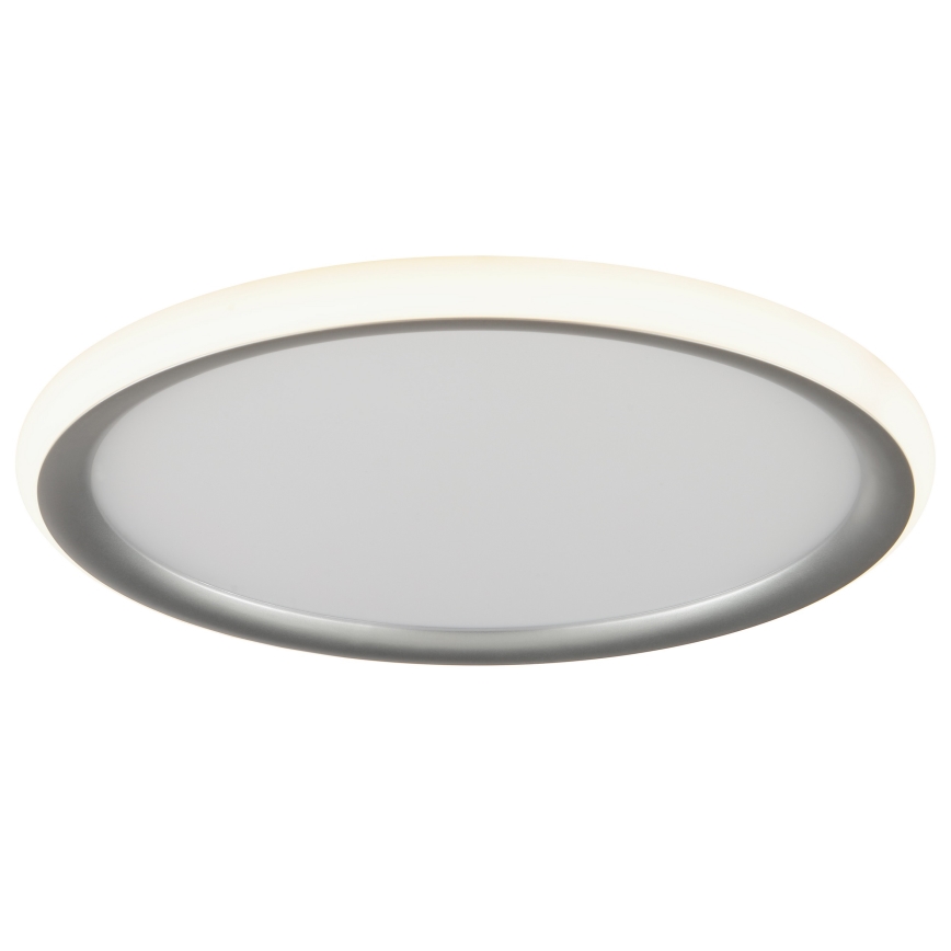 Brilliant - Светодиодный диммируемый потолочный светильник CARLOZ LED/16W/230V, диаметр 30 см, белый/серый