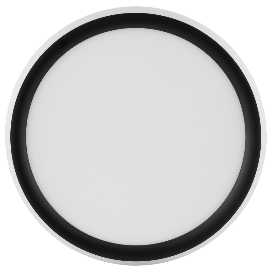 Brilliant - диммируемый потолочный светильник CARLOZ LED/16W/230V Ø 30 см, белый/чёрный