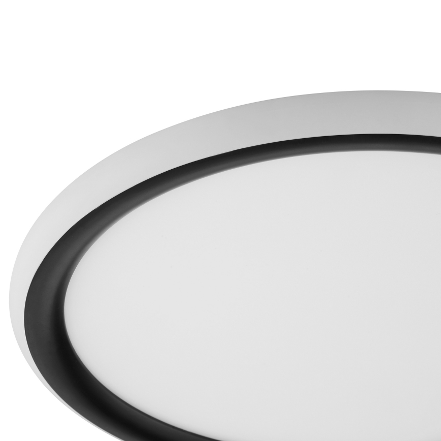 Brilliant - диммируемый потолочный светильник CARLOZ LED/16W/230V Ø 30 см, белый/чёрный