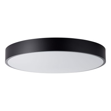 Brilliant - димований LED-стельовий світильник SLIMLINE LED/60W/230V 3000-6500K діаметр 49 см чорний + пульт дистанційного керування