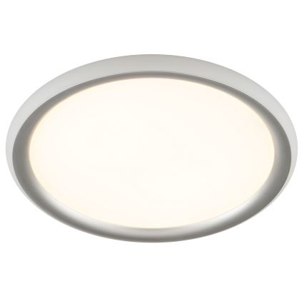 Brilliant - LED Стельовий світильник з регулюванням яскравості CARLOZ LED/16W/230V діам. 30 см білий/ сірий