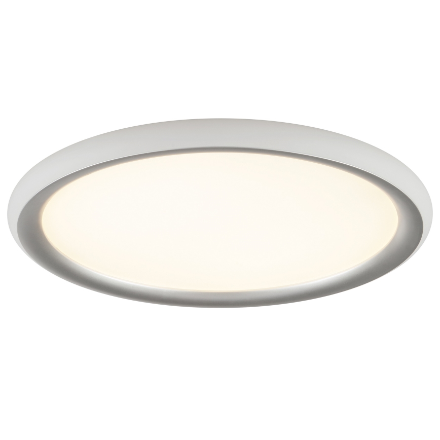 Brilliant - LED Стельовий світильник з регулюванням яскравості CARLOZ LED/16W/230V діам. 30 см білий/ сірий