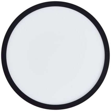 Brilliant - регульований LED-стельовий світильник SORELL LED/18W/230V 3000-6500K діаметр 29 см чорний + пульт дистанційного керування