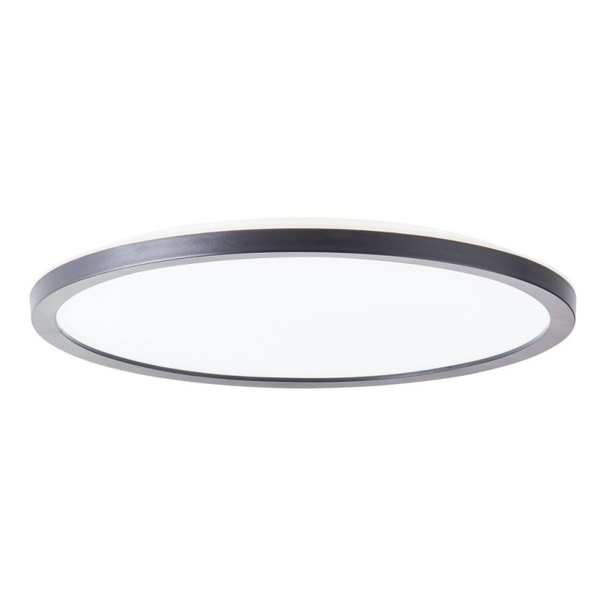 Brilliant - регульований LED-стельовий світильник SORELL LED/18W/230V 3000-6500K діаметр 29 см чорний + пульт дистанційного керування