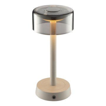 Brilliant - LED диммируемая аккумуляторная сенсорная уличная настольная лампа RAZOR LED/2,5W/5V 2700K 2600 mAh IP44 серая
