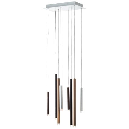 Brilliant - диммируемая LED-люстра на тросе CEMBALO LED/32W/230V матовый хром/черный/коричневый