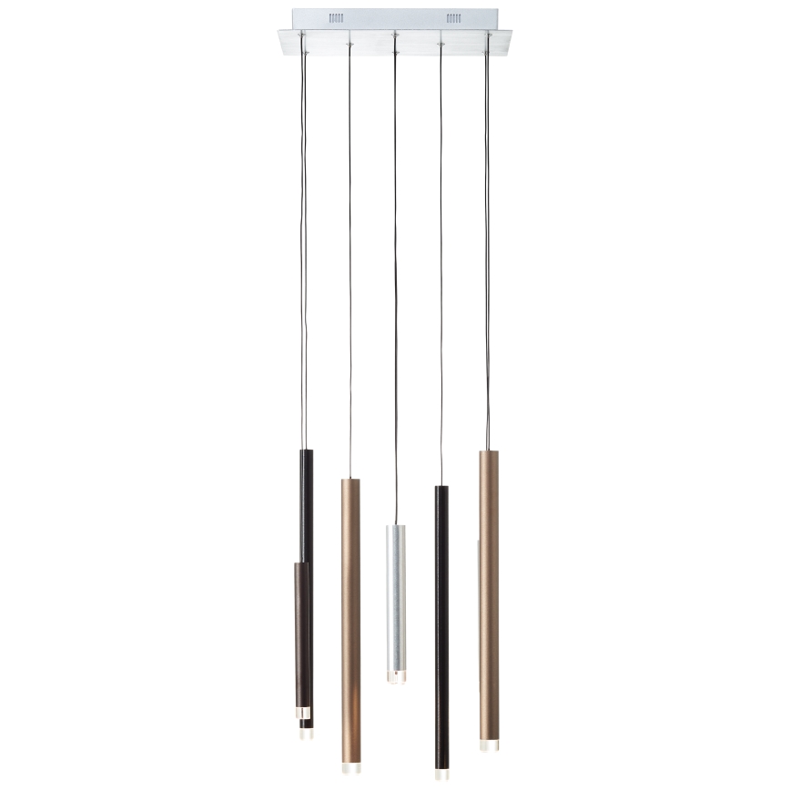 Brilliant - диммируемая LED-люстра на тросе CEMBALO LED/32W/230V матовый хром/черный/коричневый
