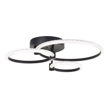 Brilliant - LED диммируемый потолочный светильник AYDIN LED/34 Вт/230 В 3000–6500 К, черный + пульт дистанционного управления