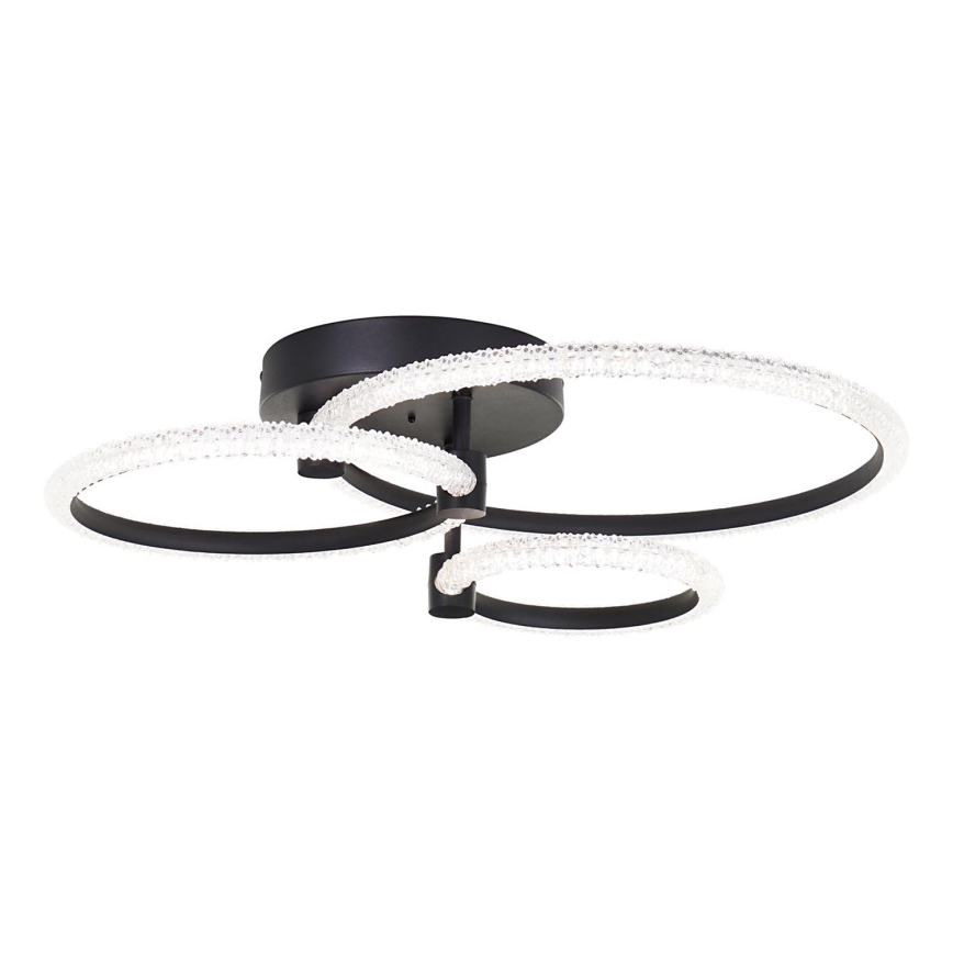 Brilliant - LED диммируемый потолочный светильник AYDIN LED/34 Вт/230 В 3000–6500 К, черный + пульт дистанционного управления