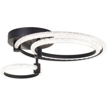 Brilliant - LED диммируемый потолочный светильник AYDIN LED/34 Вт/230 В 3000–6500 К, черный + пульт дистанционного управления