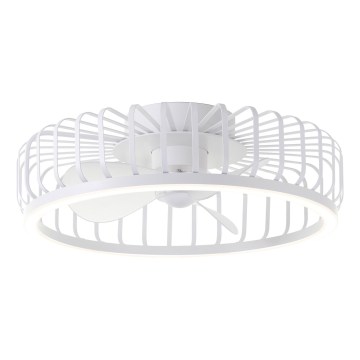 Brilliant - LED Диммируемый потолочный светильник с вентилятором CAPO LED/36W/230V 2700-6500K Ø 48 см белый + пульт дистанционного управления