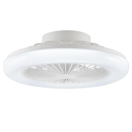 Brilliant - Диммируемый LED потолочный светильник с вентилятором MONTERO LED/20W/230V 2700-6500K, диаметр 42 см, белый + пульт дистанционного управления