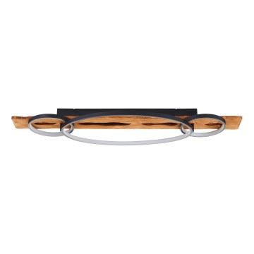 Brilliant - LED Димований стельовий світильник PIRUS LED/40W/230V 30x90 cm з гевеєвої деревини