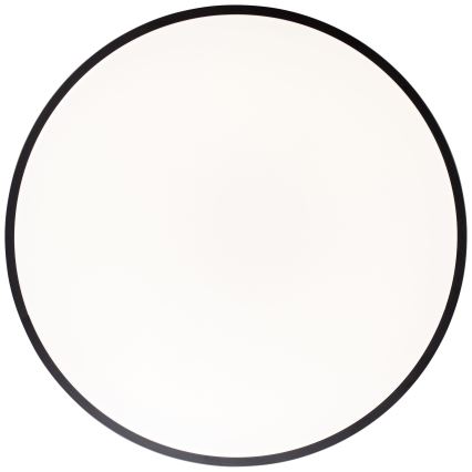 Brilliant - димований LED-стельовий світильник SLIMLINE LED/60W/230V 3000-6500K діаметр 49 см чорний + пульт дистанційного керування
