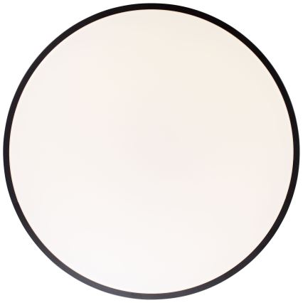Brilliant - димований LED-стельовий світильник SLIMLINE LED/60W/230V 3000-6500K діаметр 49 см чорний + пульт дистанційного керування