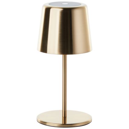 Brilliant - Світлодіодний димований сенсорний вуличний світильник XAANA LED/4W/5V 3000/4000/6500K 2600 mAh IP44 золотистий