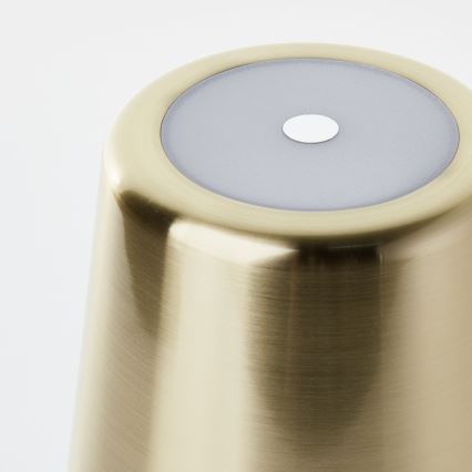 Brilliant - Світлодіодний димований сенсорний вуличний світильник XAANA LED/4W/5V 3000/4000/6500K 2600 mAh IP44 золотистий