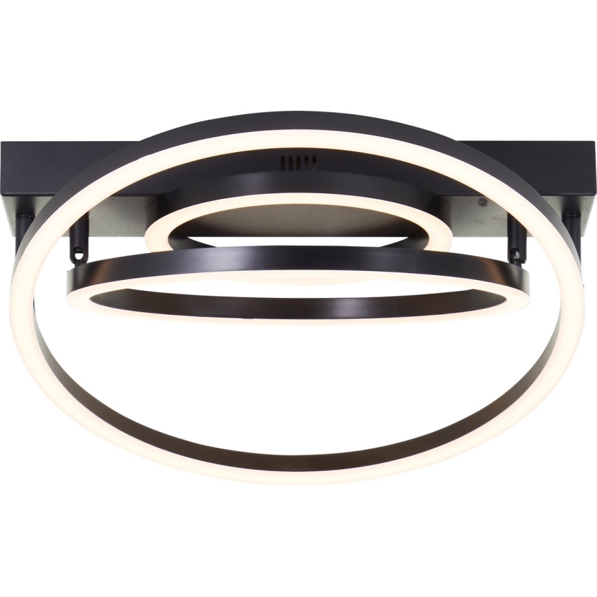 Brilliant - LED plafon cu dimmer PEDLEY LED/36W/230V negru