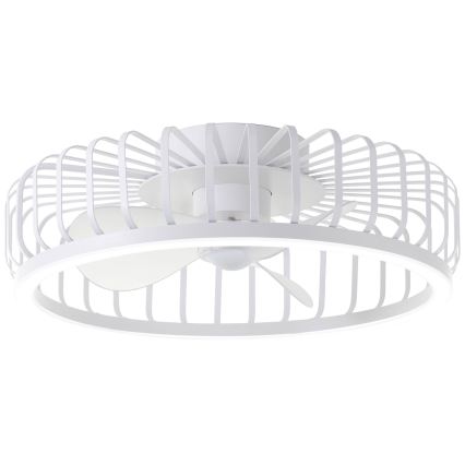 Brilliant - LED Диммируемый потолочный светильник с вентилятором CAPO LED/36W/230V 2700-6500K Ø 48 см белый + пульт дистанционного управления