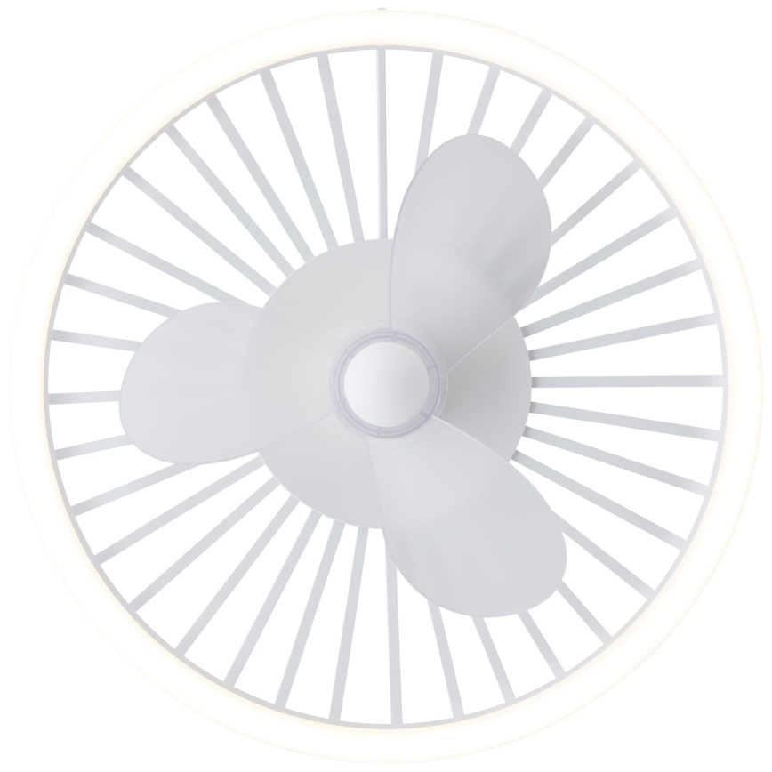 Brilliant - LED Диммируемый потолочный светильник с вентилятором CAPO LED/36W/230V 2700-6500K Ø 48 см белый + пульт дистанционного управления