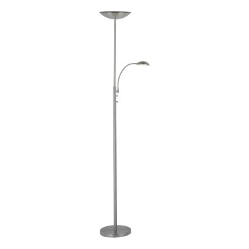 Brilliant - LED регульована підлогова лампа ROSANNA 2xLED/13W/230V матовий хром
