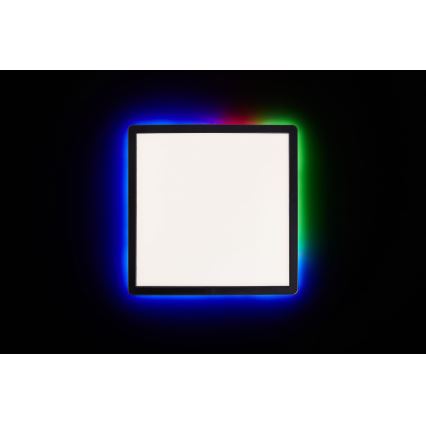 Brilliant - Стельовий RGBW-світильник з регулюванням яскравості SALTERY LED/20W/230V 3000-6500 + пульт дистанційного керування