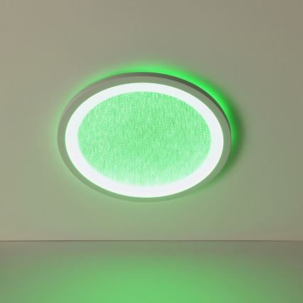 Brilliant - Стельовий RGBW-світильник з регулюванням яскравості TANIDA LED/22W/230V 3000-6500K+ пульт дистанційного керування