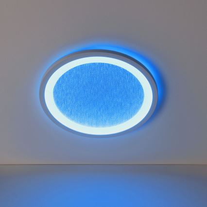 Brilliant - Стельовий RGBW-світильник з регулюванням яскравості TANIDA LED/22W/230V 3000-6500K+ пульт дистанційного керування