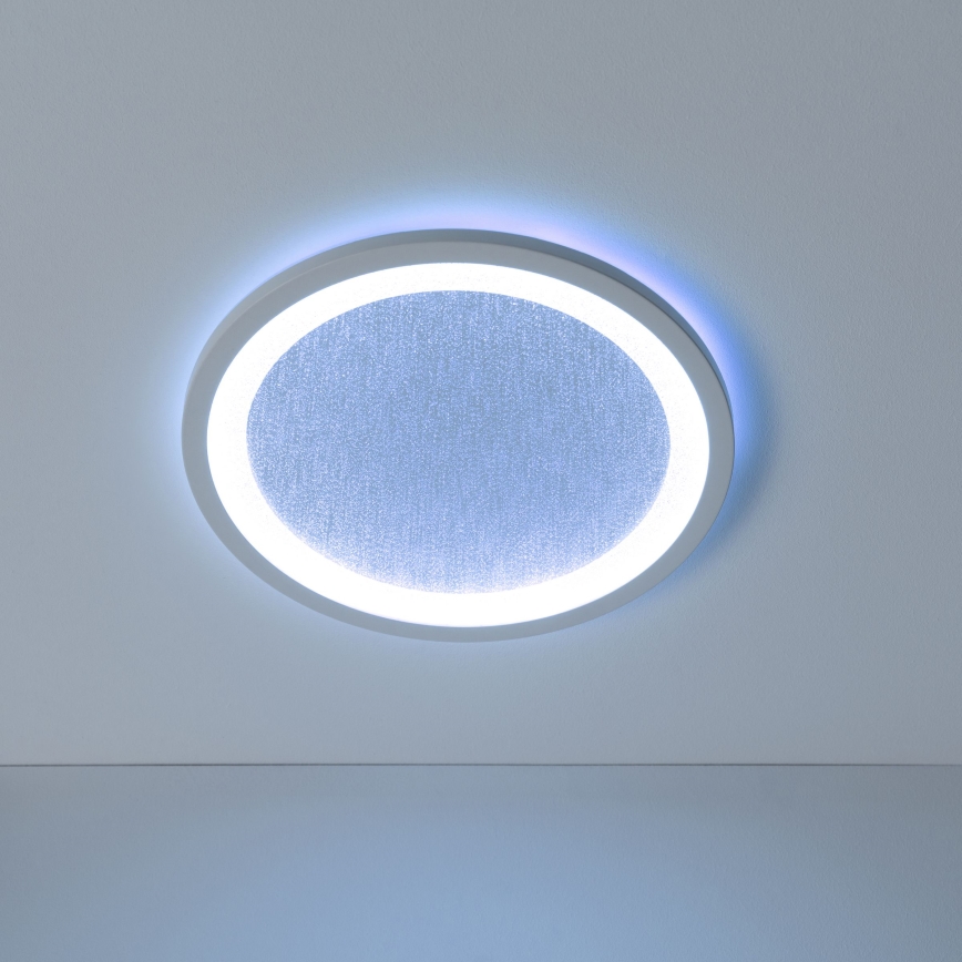 Brilliant - Стельовий RGBW-світильник з регулюванням яскравості TANIDA LED/22W/230V 3000-6500K+ пульт дистанційного керування