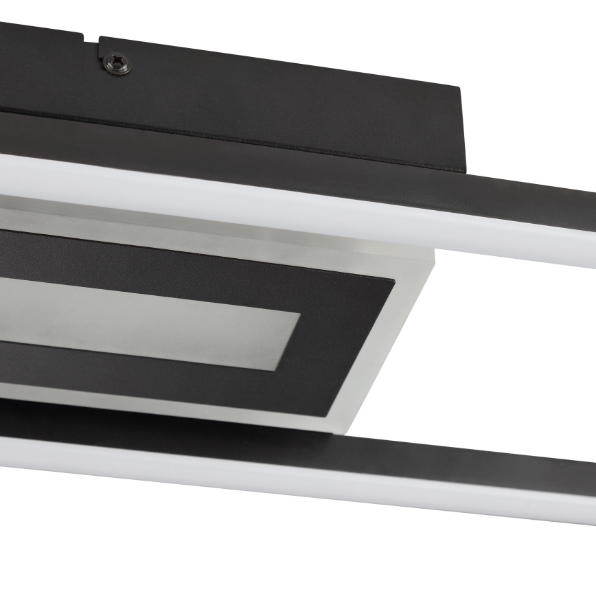 Brilliant - LED RGBW затемнюваний стельовий світильник BESSON LED/20W/230V 3000-6500K чорний + пульт дистанційного керування