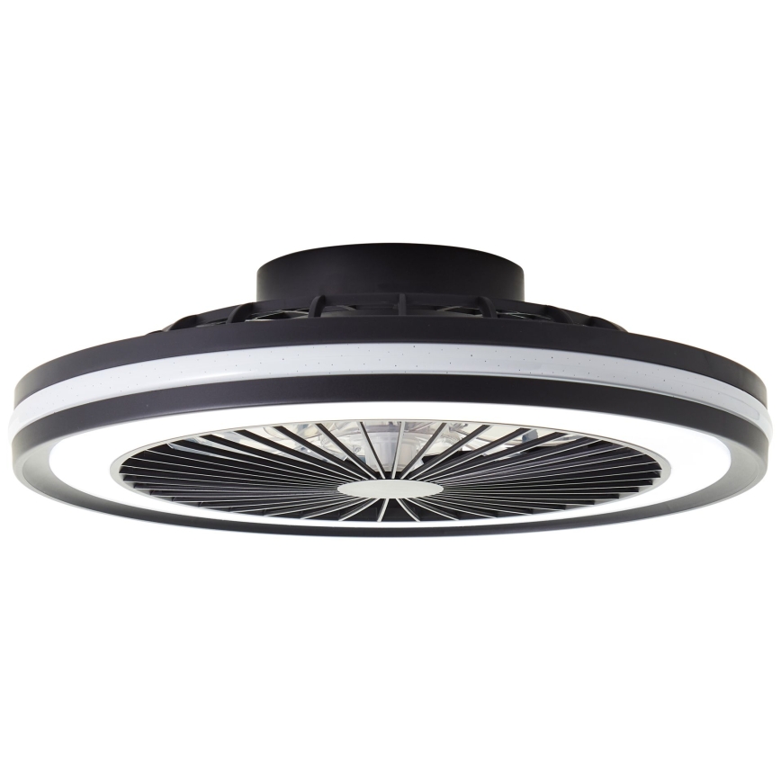 Brilliant - LED RGBW диммируемый потолочный светильник с вентилятором PALMERO LED/40W/230V 2700-6500K диаметр 46,6 cm бежевый + пульт дистанционного управления