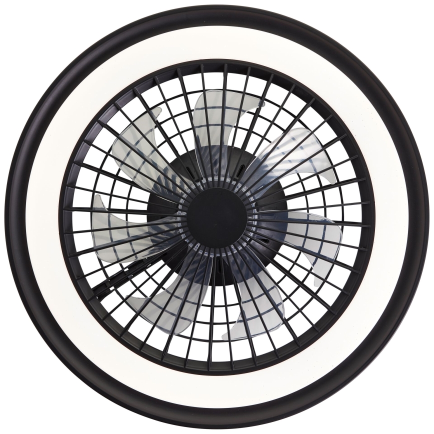 Brilliant - LED RGBW диммируемый потолочный светильник с вентилятором PALMERO LED/40W/230V 2700-6500K диаметр 46,6 cm бежевый + пульт дистанционного управления