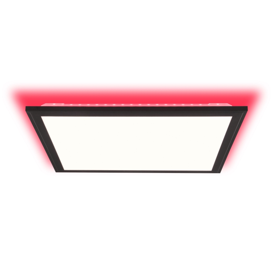 Brilliant - Стельовий RGBW-світильник з регулюванням яскравості ALLIE LED/24W/230V 2700-6500K чорний + пульт дистанційного керування