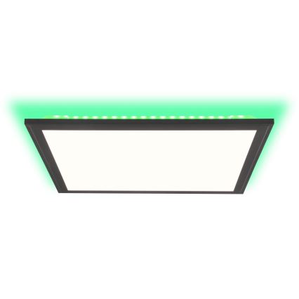 Brilliant - Стельовий RGBW-світильник з регулюванням яскравості ALLIE LED/24W/230V 2700-6500K чорний + пульт дистанційного керування