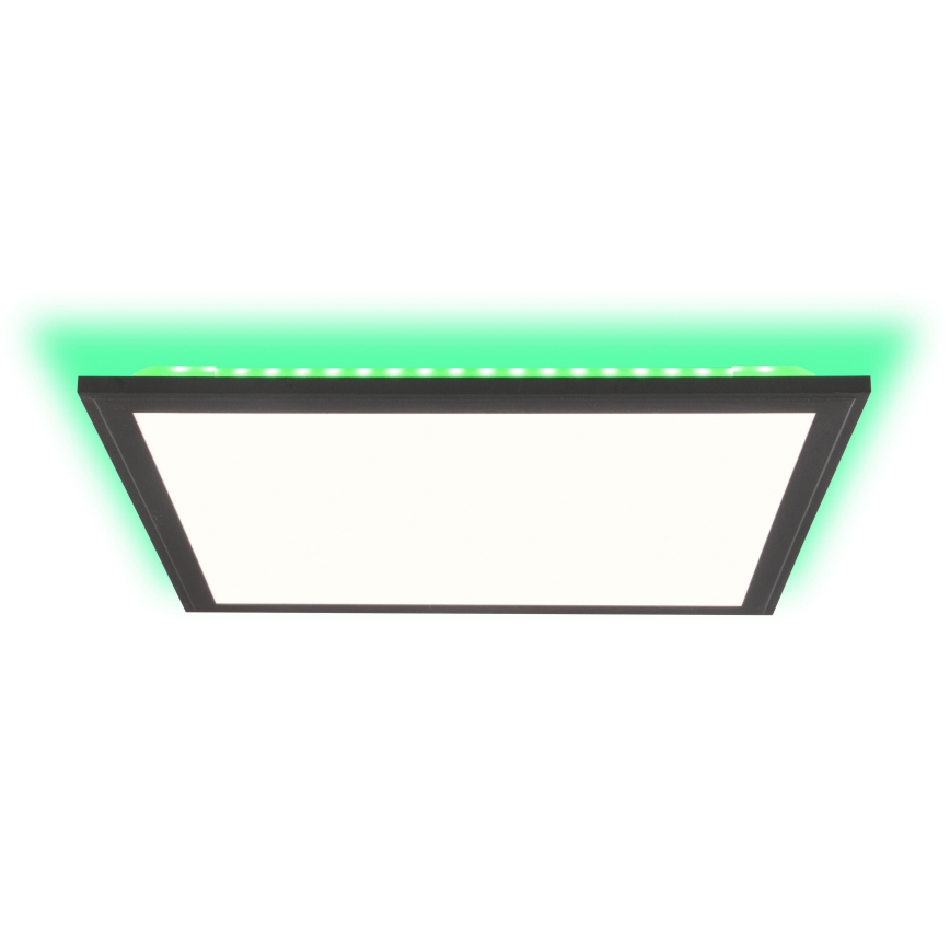 Brilliant - Стельовий RGBW-світильник з регулюванням яскравості ALLIE LED/24W/230V 2700-6500K чорний + пульт дистанційного керування