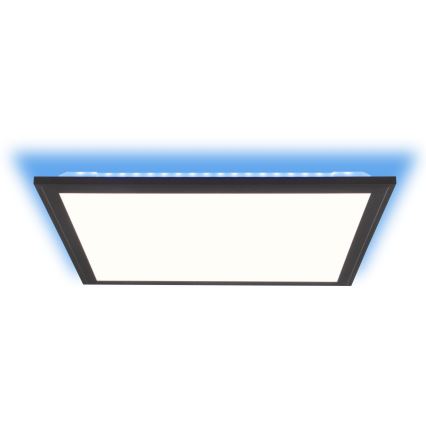 Brilliant - Стельовий RGBW-світильник з регулюванням яскравості ALLIE LED/24W/230V 2700-6500K чорний + пульт дистанційного керування